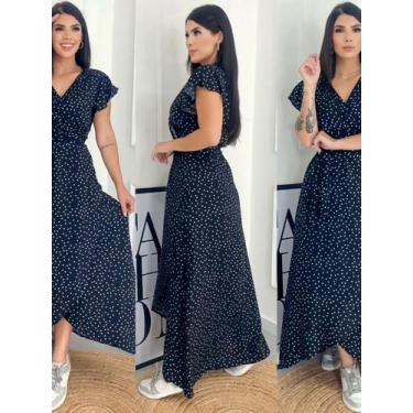 Imagem de Vestido longo Poá - Lunny's