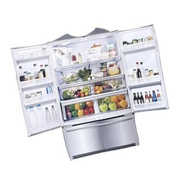 Imagem de Colaxi Fantasia de cosplay de geladeira com porta dupla, acessório engraçado para dramatização de feriados