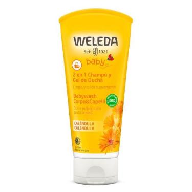 Imagem de Calêndula Body Wash para o Bebê Weleda - Shampoo e Gel de Banho, 200ml