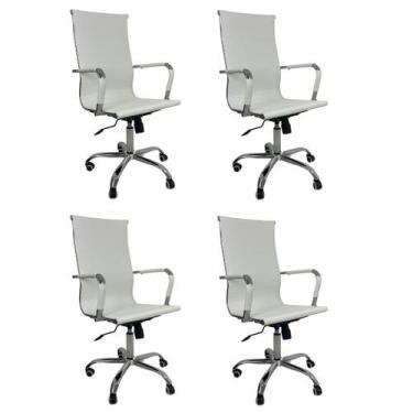 Imagem de Cadeira De Escritório Esteirinha Giratória Ergonômica Alta - Oficial W