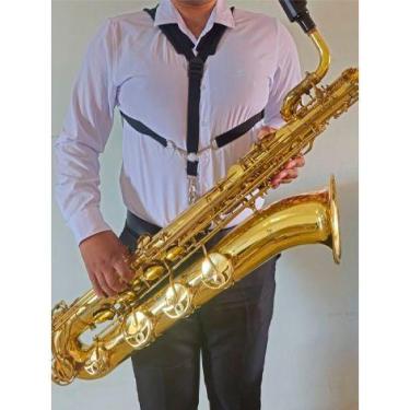 Imagem de Correia Suspensório para Sax Barítono , Tenor, Alto e Clarone - NoBran