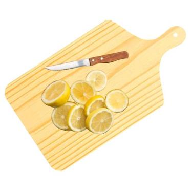 Imagem de Tabua Para Caipirinha Madeira Pinus 24x14 - map artesanato