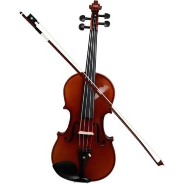 Imagem de Instrumento Musical Violino 4/4 Violino Acústico Violino Feito à Mão Kits De Violino De Madeira De Abeto Com Estojo E Arco Profissional Para Iniciantes