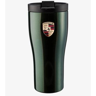 Imagem de Caneca Térmica Verde Metalico. - Porsche