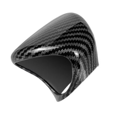 Imagem de MACHSWON Acabamento de fibra de carbono para manopla de câmbio, acabamento interno do botão de mudança de marcha, compatível com Lexus ES 2018–2023, compatível com Lexus UX 2019–2023, 2 peças