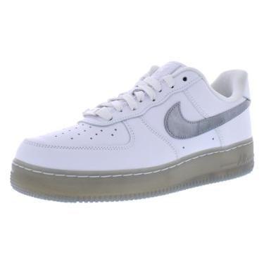 Imagem de Nike Air Force 1 '07 masculino, Branco/prata metálica., 37