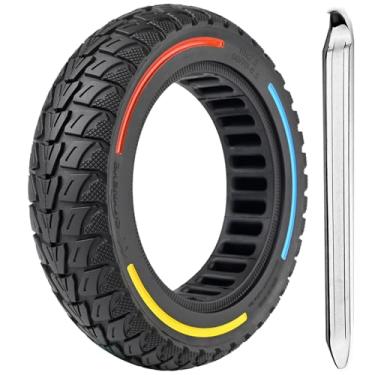 Imagem de Pneus sólidos de 25,5 cm x 2,125 polegadas para scooter elétrica, roda de substituição 50/75-6.1, pneu de borracha 10X2,125 para Gotrax G4/XR/VR& Turboant X7 MAX/Pro/M10& F25& Xiaomi M365/Pro/Pro 2/1S