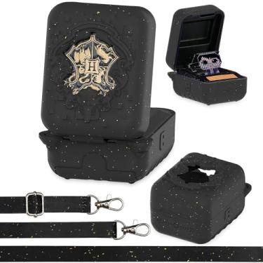 Imagem de XEGIMOR Silicone Case for Bitzee Harry Potter Interactive Digital Pet, Protective Cover for Harry Potter Bitzee Virtual Electronic Pets Accessories (Black Case)