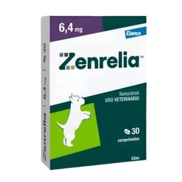 Imagem de Zenrelia 6,4 Mg Anti Coceira Para Cães Cão Cachorro 30 Cp - Elanco