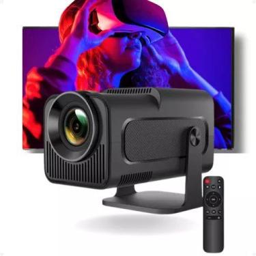 Imagem de Projetor Android 13 HY320 com Smart TV Embutida, HDMI Bluetooth e WiFi