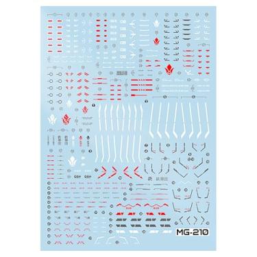 Imagem de Adesivos de modelo de decalques de água para MG210 1/100 ASW-G-08 Kit de modelo em escala Barbatos