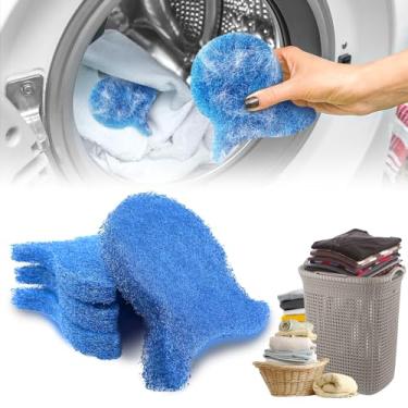 Imagem de Bolas removedoras de pelos de animais de estimação, 4 peças, coletor de pelos de cachorro, roupa para secadora, reutilizável, apanhador de pelos, máquina de lavar, antienrolamento, apanhador de fiapos