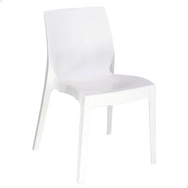 Imagem de Cadeira Tramontina Alice Brilho Summa em Polipropileno Branco 92037010