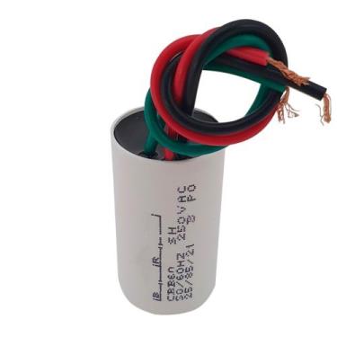 Imagem de Capacitor 3 Fios 7,5UF (3+4,5) x 250 VAC para Ventiladores de teto - A