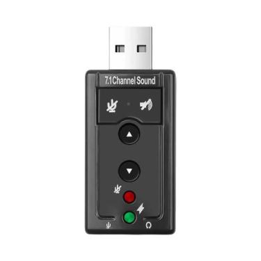 Imagem de Mini USB Para 3.5mm Fone De Ouvido Microfone Jack Adaptador De Áudio E