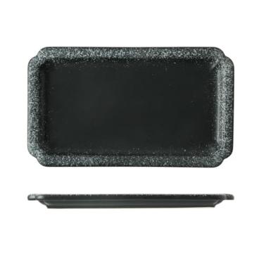 Imagem de Prato de peixe retangular esmaltado quadrado de cerâmica de 30,5 cm grande utensílios domésticos requintados - décimo segundo mês lunar