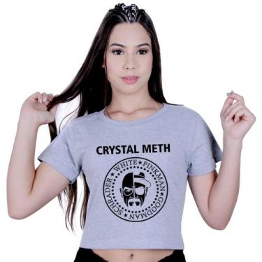 Imagem de Cropped Blusinha Algodão Série Breaking Bad Cristal Heisenberg - Lafre