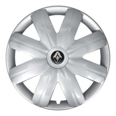 Imagem de Calota Aro 14 Renault Symbol 2009 2010 A 2013 Prata 065Ar A - Tf Calot