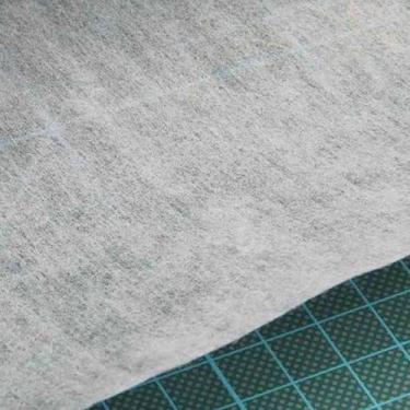 Imagem de Entretela Termocolante Eduval Fina 20g com Cola Cor Branca e Preta par