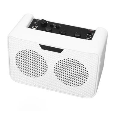 Imagem de Tomvorks O Amplificador de Guitarra Elétrica de 10W, Porta de Entrada de 1/4 de Polegada Com Efeitos de Atraso, Conector de Fone de Ouvido de 3,5 Mm, Suporta Entrada AUX, Entrada de