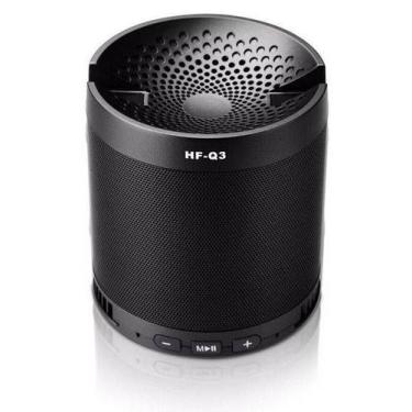 Imagem de Caixa Som Q3 Portátil Bluetooth Mp3 Usb 5V Bateria Recarregá - Hmaston
