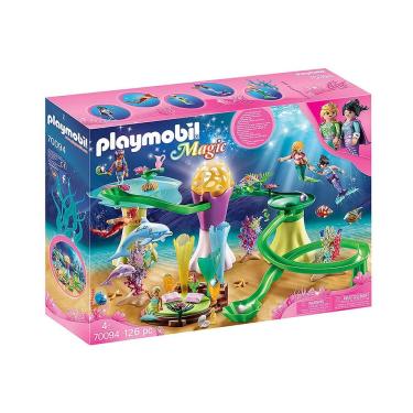 Imagem de Playmobil - Sereias Cupula Iluminada Com Pérolas - Magic - 70094