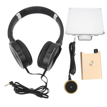 Imagem de Detector de vazamento de oleoduto Alta precisão Ferramenta de detecção de vazamento de água para tubos de piso de parede com alojamento de alumínio e fone de ouvido incluídos