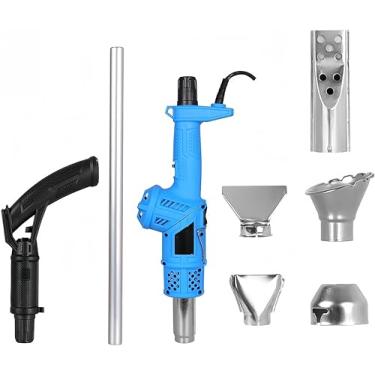 Imagem de KKPOT Queimador Elétrico De Ervas Daninhas 3 Em 1, Bastão Térmico Para Capina, Ferramenta Capinar Jardim Com 5 Bicos Reposição Capina A Chama, Coberturas, Derretimento Gelo (Azul)