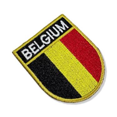 Imagem de BP0215E-011 Bandeira Bélgica Patch Bordado 5,7x6,8cm - BR44