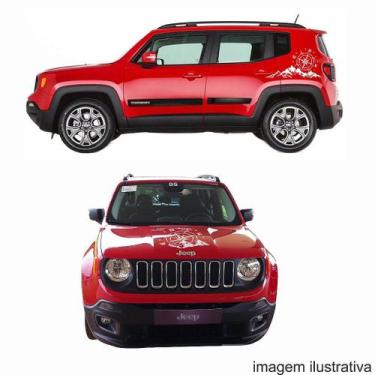 Imagem de Adesivo Rosa dos Ventos - Pickups e Suvs - Cromo Sign, Dark Blue