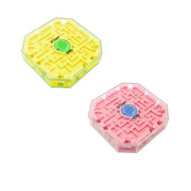 Imagem de Presentes sequenciais do brinquedo do enigma da bola do labirinto da m