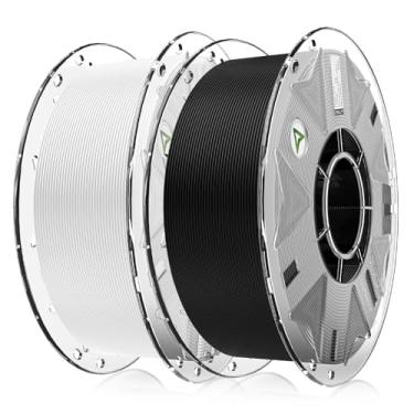 Imagem de Creality Filamento Hyper PLA Filamento para impressora 3D: alta velocidade 30-600 mm/s, suporte de bobina de 2 kg CFS 1,75 mm, serve para a maioria das impressoras 3D e combo K2 Plus, preto e branco