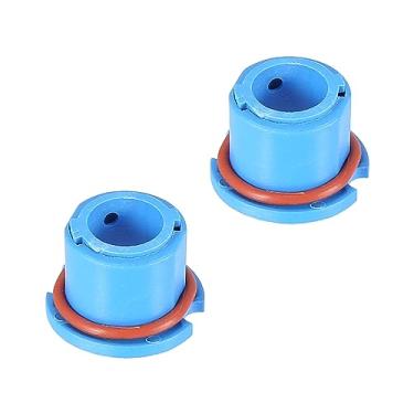 Imagem de X AUTOHAUX 2 peças H3 LED adaptador de farol base soquete retentor suporte universal para carro azul