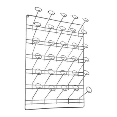 Imagem de Escorredor para copos Parede 30 Copos 40x55cm - ARAMEFER