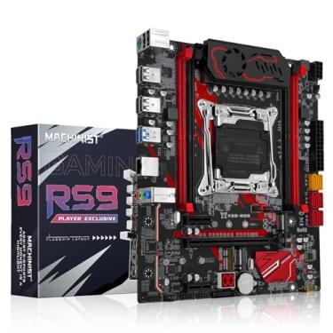 Imagem de MACHINIST Placa-mãe X99. Placa-mãe LGA 2011-3 para CPUs Intel E5 V3 E4 Series, DDR4 MAX 128GB, Gigabit LAN, NVME M.2, SATA 3.0, PCIe 3.0, USB 3.0 (X99 RS9)