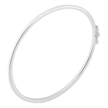 Imagem de Bracelete Feminino De Prata 925 Italiana Fio Redondo 2mm - Princesa da