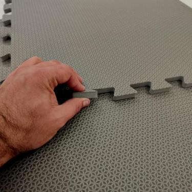 Imagem de Kit 12 Tapetes de EVA Placa 50x50 por 10mm de Espessura Cores Diversas