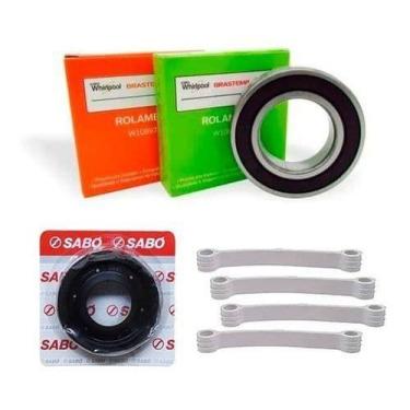 Imagem de Kit de Rolamento e Retentor Original para Lavadoras Brastemp e Consul 