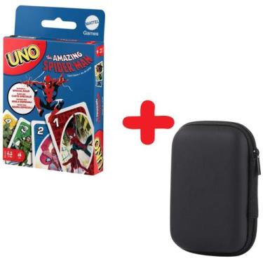 Imagem de Kit Case + Jogo de Cartas - Homem Aranha - Genérica