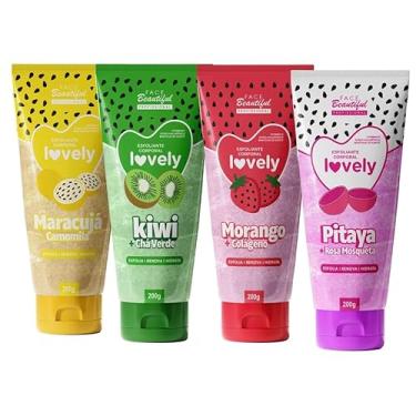 Imagem de Esfoliante Corporal Lovely Bisnaga Remove e Limpa Impurezas 200g (Melancia)