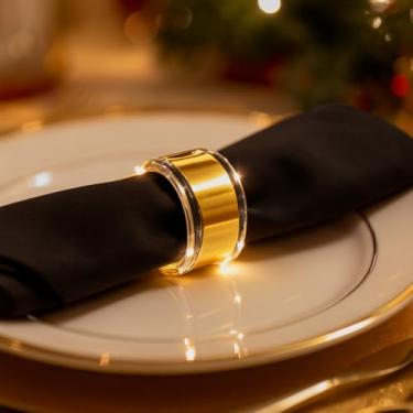 Imagem de Kit 8 Guardanapo de Tecido Natal - Guardanapo de Boca Oxford Decoração Natalina Mesa Posta Decorativa 40X40 Premium