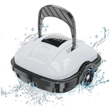 Imagem de Robô Limpador de Piscina com bateria até 1,3H e Sucção Forte, WYBOT WY1102 Max, Branco