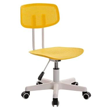 Imagem de TLTDSMYF Cadeiras de secretária de escritório cadeira de escritório cadeira de escritório ajustável em altura cadeira de computador confortável elevável e giratória polias cadeiras executivas suporte