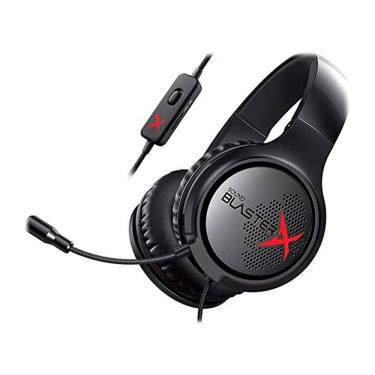 Imagem de Fone De Ouvido Headset Creative Gamer Sbx H3 - 70gh034000000 Preto