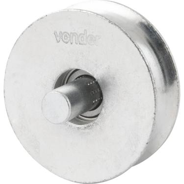 Imagem de Roldana p/ Portão 2.1/2" Tipo U Aço Zincado R.Pino Vonder