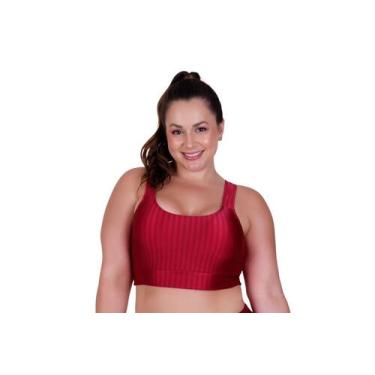 Imagem de Top de Academia Grande Plus Size Fitness 46 48 50 - c7 TOP NICOLE - BY