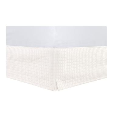 Imagem de Saia Cama Box Casal Poliester Probox Pastilha Palha Lavive