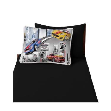 Imagem de Jogo Cama Solteiro 2 pecas Malha Vivaldi Race Sul Brasil