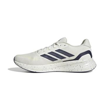 Imagem de adidas Run Falcon 5 Tênis masculino, Branco/azul escuro/preto, 38