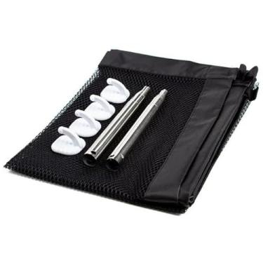 Imagem de Cerca Pet Removivel Tela De Protecao Para Cachorros E Criancas Portao Grade Para Cachorros 180x80cm 4 Ganchos